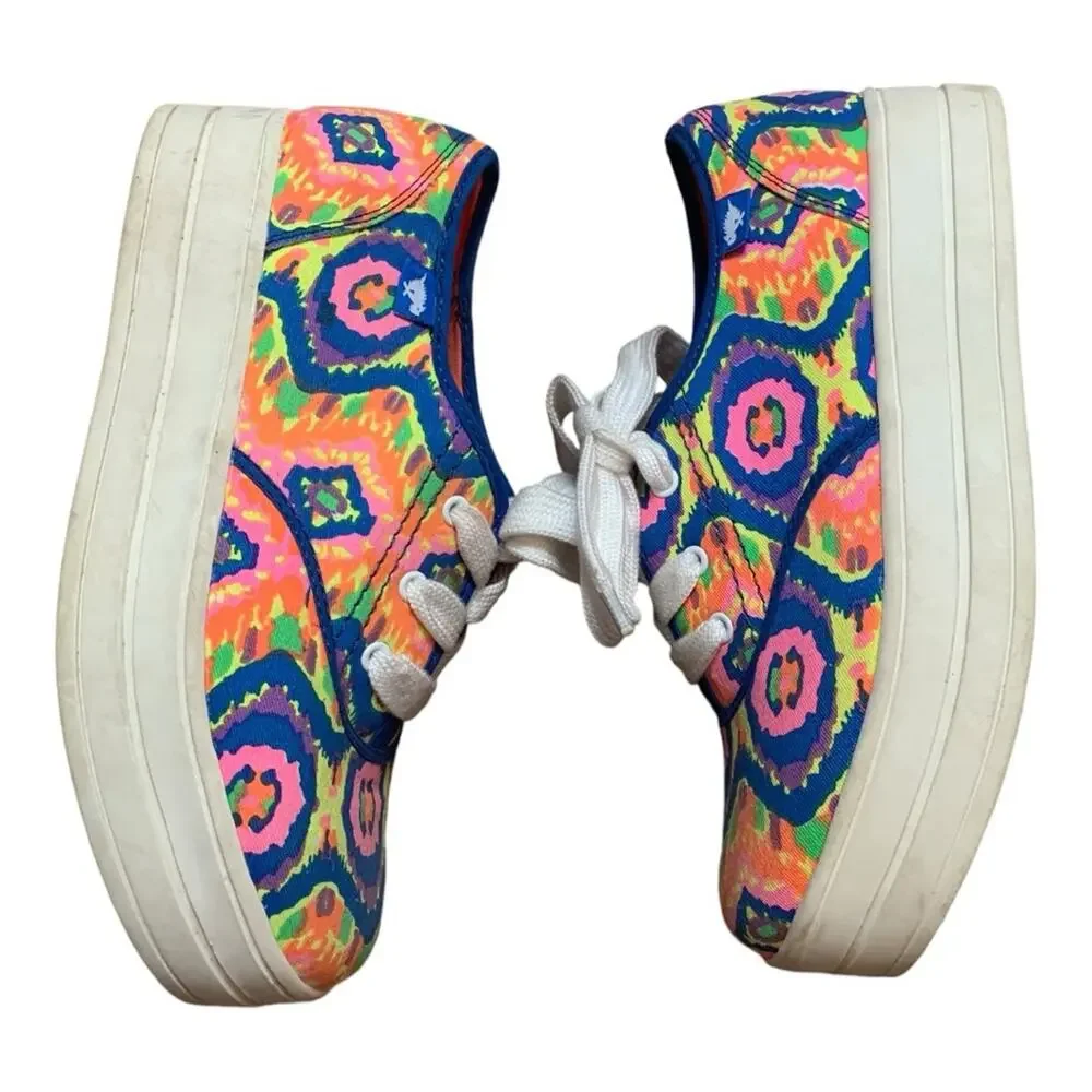 Rocket Dog women's size 8 electric boogie cotton platform sneakers